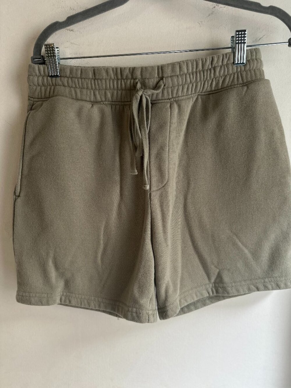 Brooklyn Cloth Olive Green Knit Lounge Shorts Men's Medium